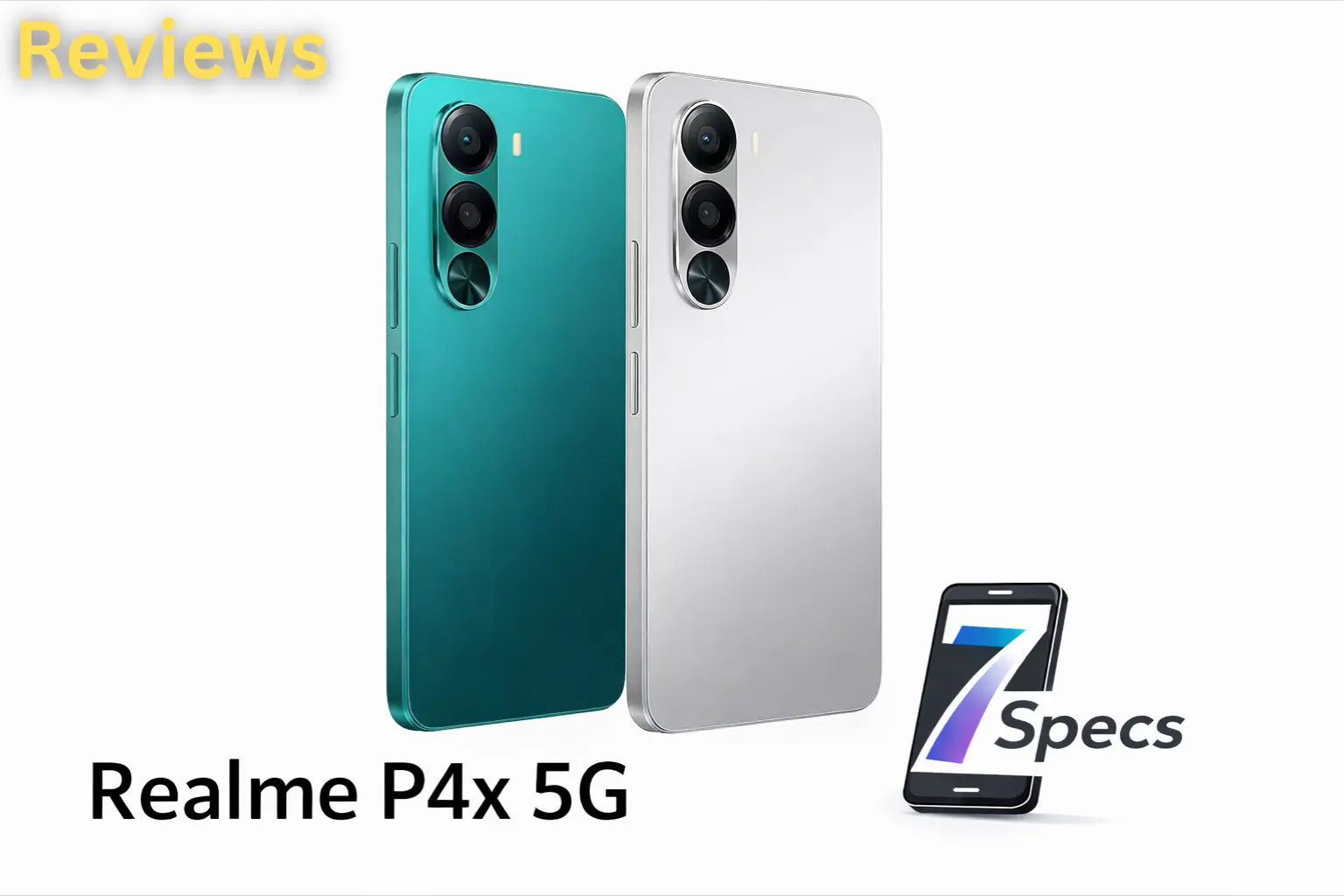 Realme P4x 5G: Full Specifications & Price in India - Seven Specs Realme P4x 5G Rear And Front Design with Camera Module
