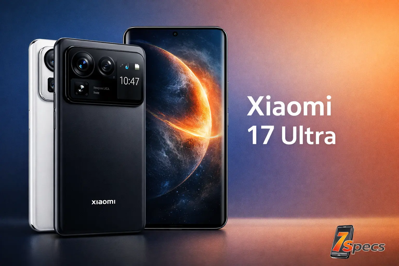 Xiaomi 17 Ultra premium smartphone with front and back design